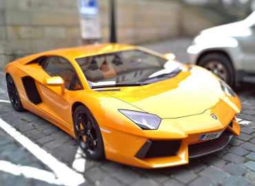 Ferrari Yellow Car