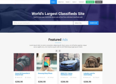 Ecommerce Classifieds Web Design Package